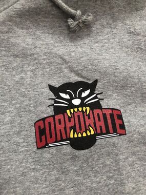 CORPORATE X MITCHELL & NESS SEEK LOGO HOODIE (HEATHER GRAY)